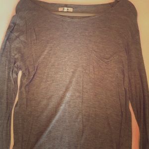 Madewell Long Sleeve Tee in Heather grey Size S